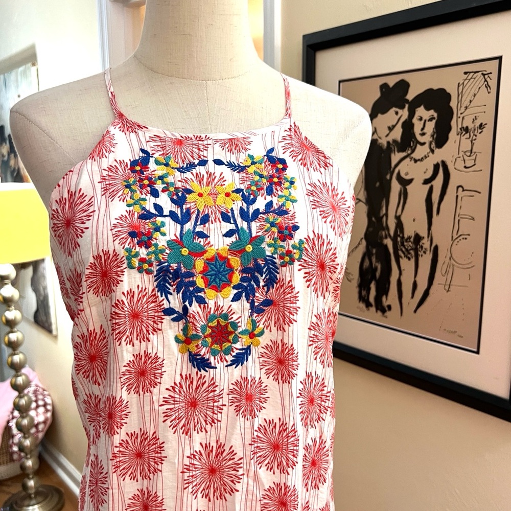 Anthro’s THML,Colorful Chiffon Dress, Lined,Halter,Exclt Cond,Size XXL - Picture 5 of 11